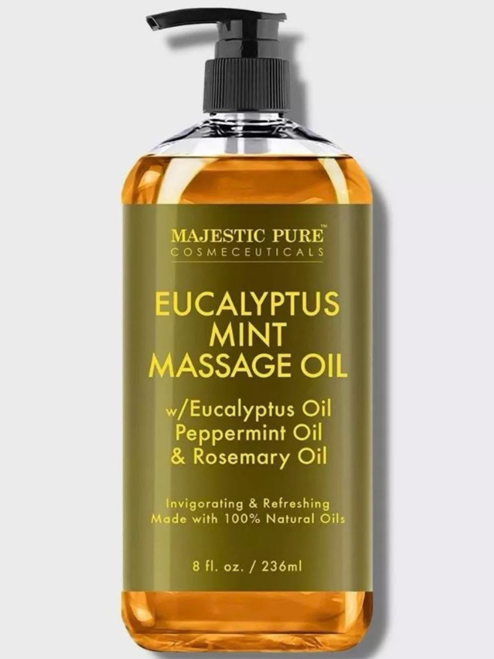 MAJESTIC PURE Eucalyptus Mint Oil for Massage Therapy Eucalyptus Essential Oil